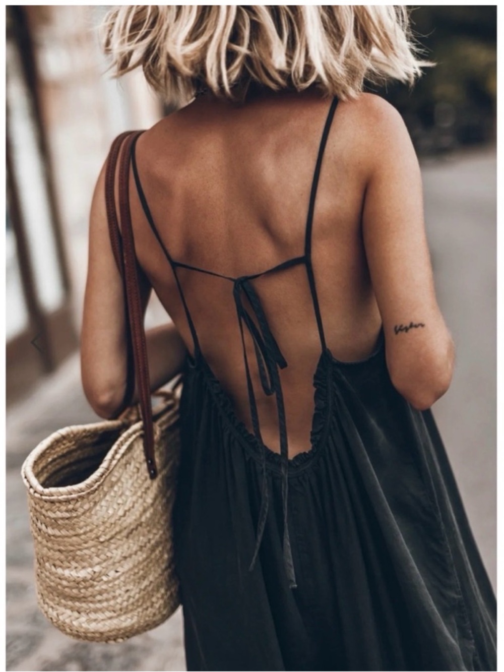 Mikuta Dark Flowy Jumpsuit XS Black Oversized Wide Leg Minimalist Lagenlook Boho